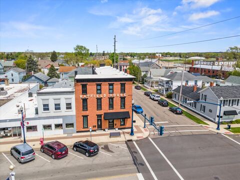 The Hatfield House seen along East Main Street in downtown Troy